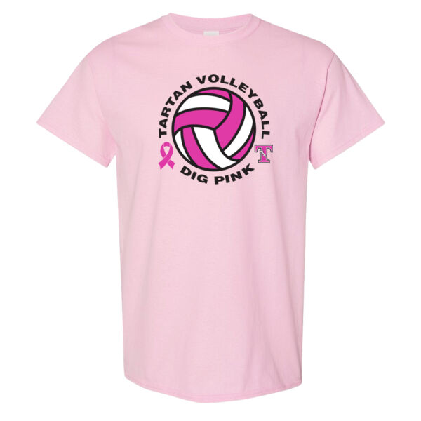 DIG PINK 2024 - Adult Sizes - Gildan - Heavy Cotton™ T-Shirt - Printed Logo Thumbnail